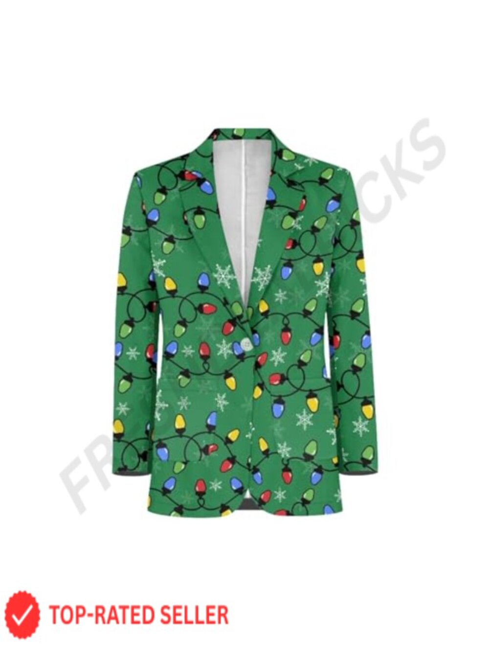 Women's Casual Blazer Long Sleeve Button Lapel Jacket with Pockets Open Front
